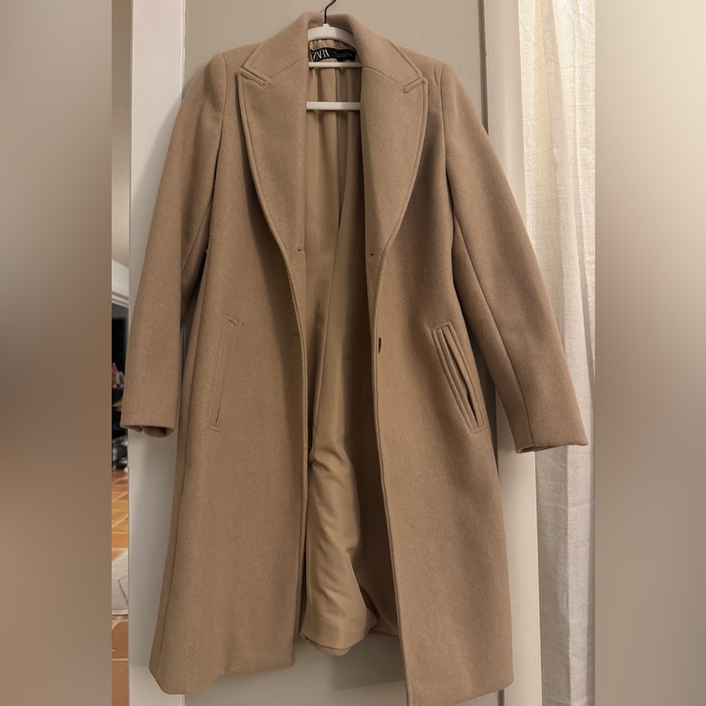 Zara Wool Long Coat